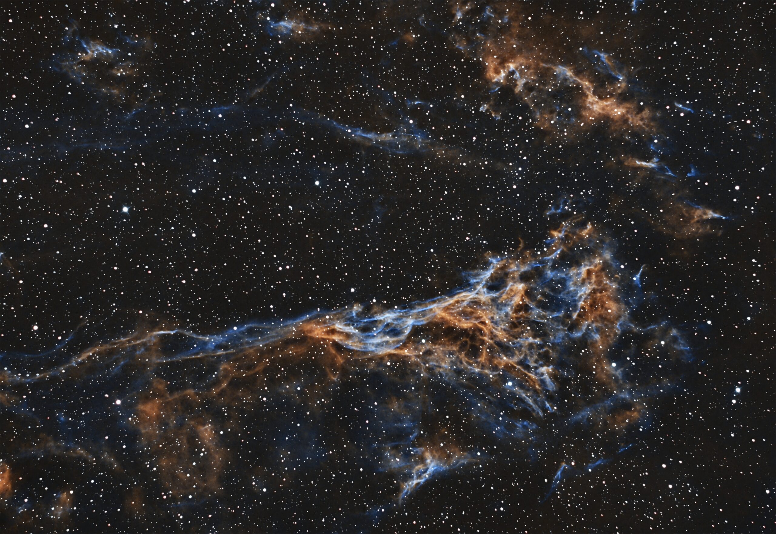 NGC 6960 – Porzione centrale della nebulosa velo