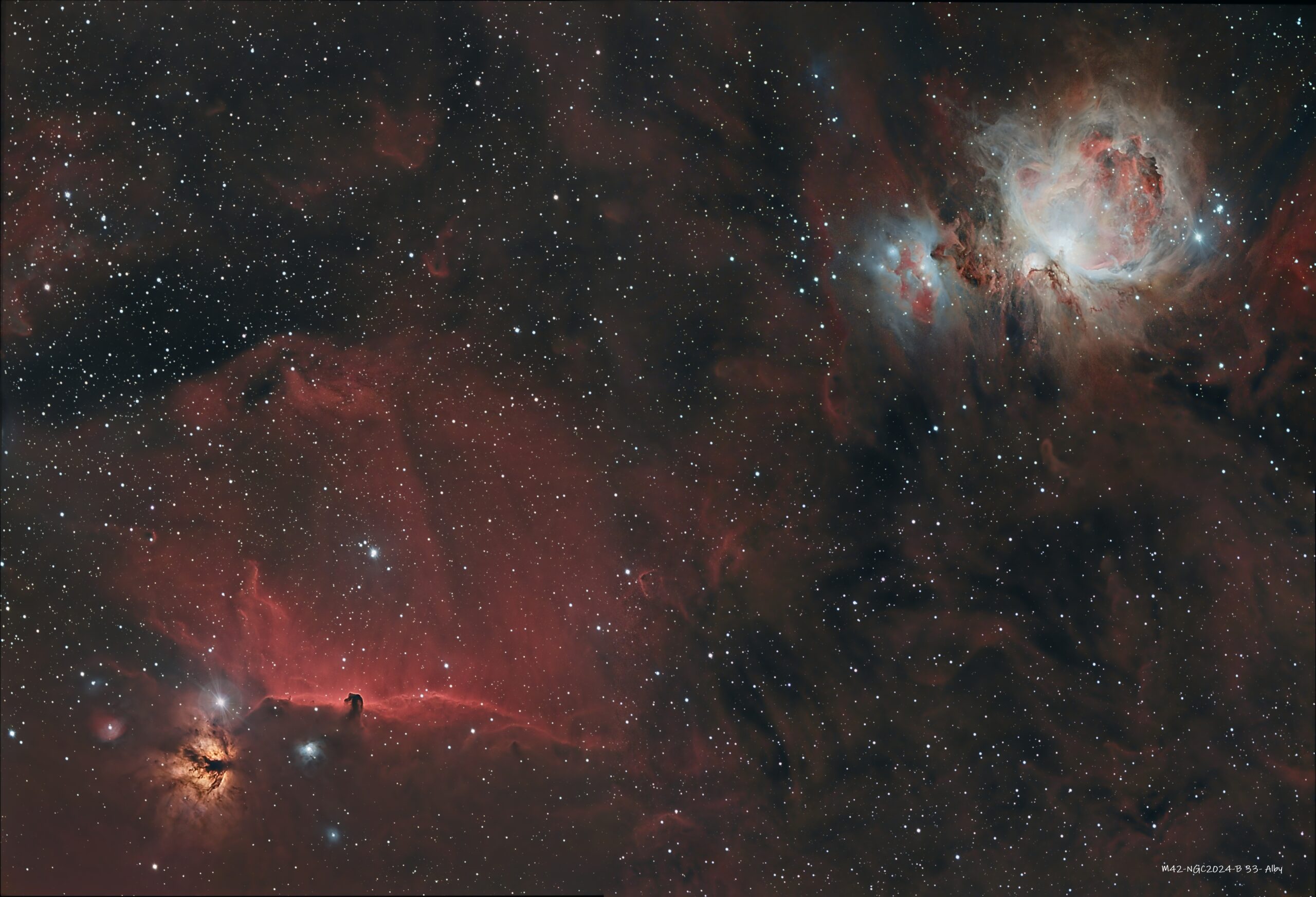 M42- M43 – NGC 2024- B33